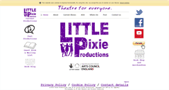 Desktop Screenshot of littlepixieproductions.co.uk